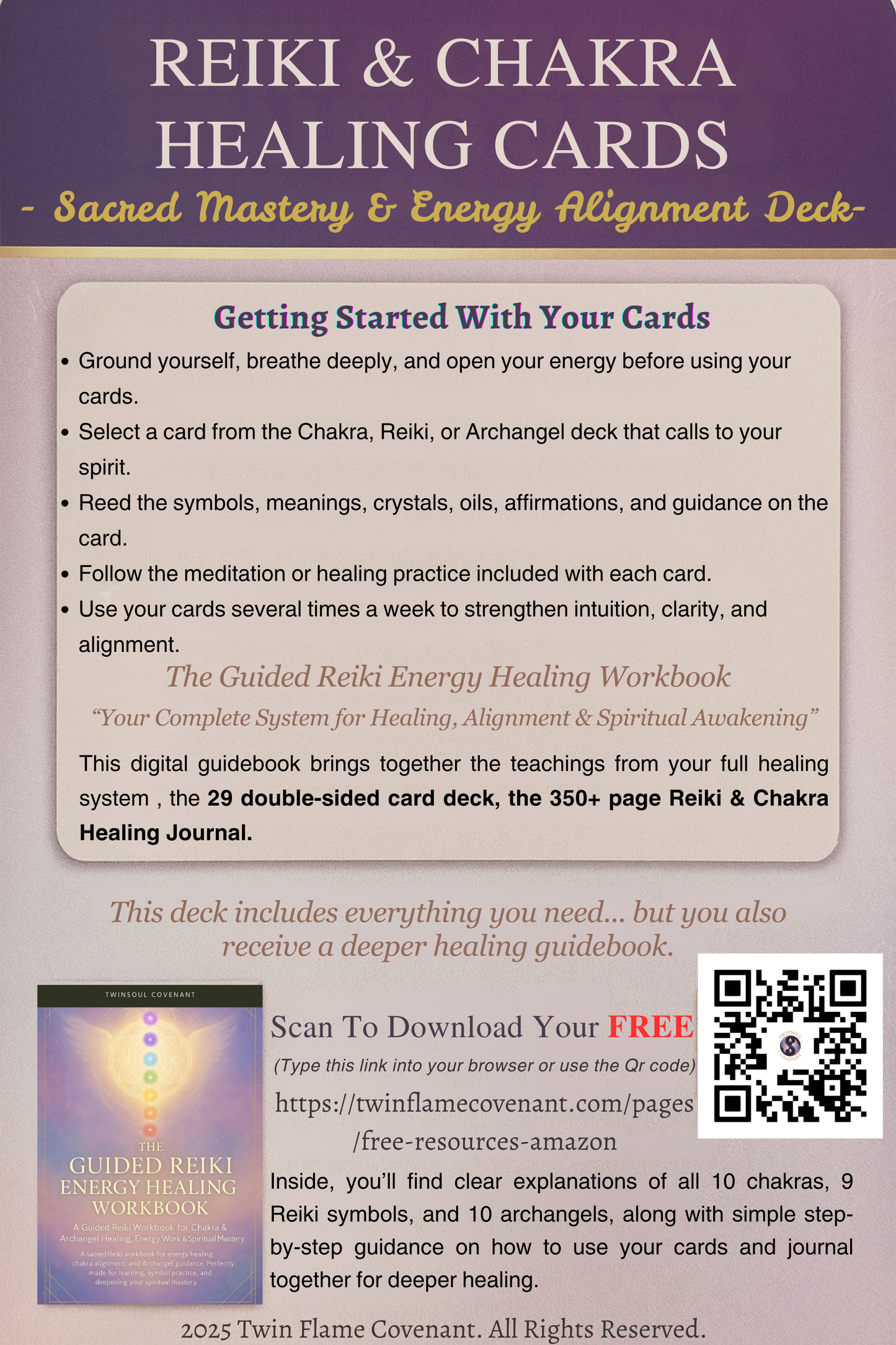 Divine Reiki & Chakra Healing Collection – Journal + Guidebook